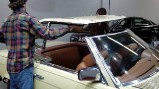 How To Secure Hardtop On 1978 Mercedes 450 Sl Part 1.