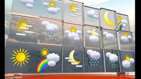 Immersive 3D Weather Report Animation for News Broadcasts