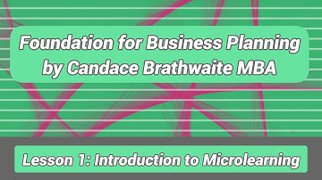 Mini Lecture #1: Introduction to Microlearning