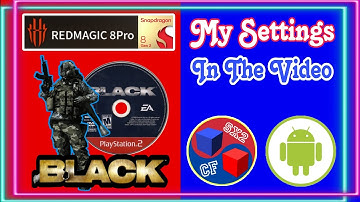 Black [4x Native Settings] Red Magic 8 Pro | AetherSX2 Android