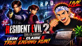 Resident Evil 2 (1998) FULL True Ending Run! | Claire A + Leon B