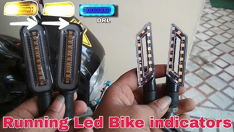 led running Indicators For All Motorcycle || Installation || Review || shekhawatmodifiers