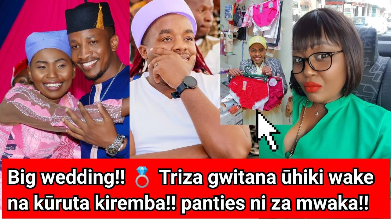 Triza said Yes!! 💍 Harusi Iko mshone vitenge!! Kiremba chini!! Sasa 👙ako na mingi