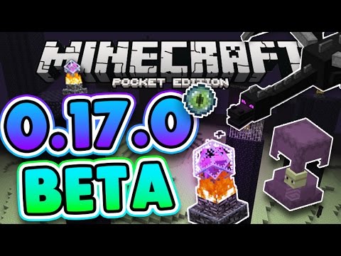 MCPE 0.17.0 GAMEPLAY! The 1.0 ENDER UPDATE Minecraft Pocket Edition ...