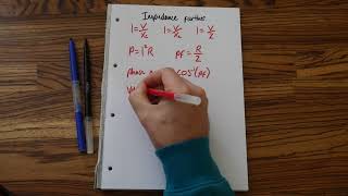Impedance formula (part 2) explained and transposed
