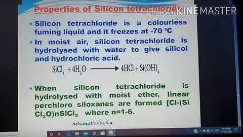 Silicon tetrachloride