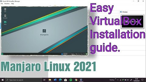 How To Install Manjaro Linux on VirtualBox | Windows 10