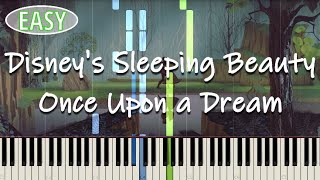Disney's Sleeping Beauty - Once Upon a Dream | EASY Piano Tutorial