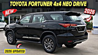 Updated Toyota Fortuner 4x4 Top Model 2026 Fortuner 4x4 Neo Drive Price Detailed Review