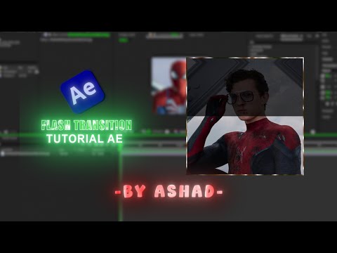 How to Create a Black Flash Transition in After Effects ⚡ | AE Tutorial