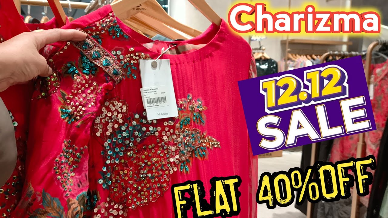 Charizma 12.12 Sale 2025❣️Charizma Winter Sale Flat 40% Off 🔥 Charizma sale today 