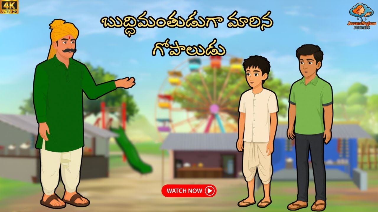 Story Time Telugu | బుద్ధిమంతుడుగా మారిన గోపాలుడు | Telugu Moral Stories | Telugu stories | Stories