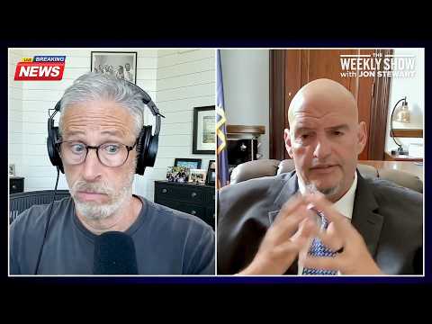 BREAKING NEWS: Jon Stewart Confronts Fetterman Over Israel
