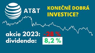 Akcie AT&T: Po propadu 8,2% dividenda. Je to dobrá investice?