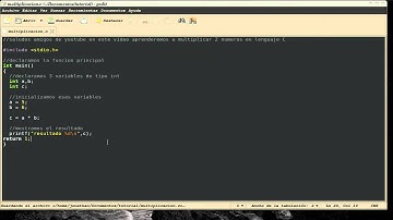 multiplicacion de 2 numeros en lenguaje C