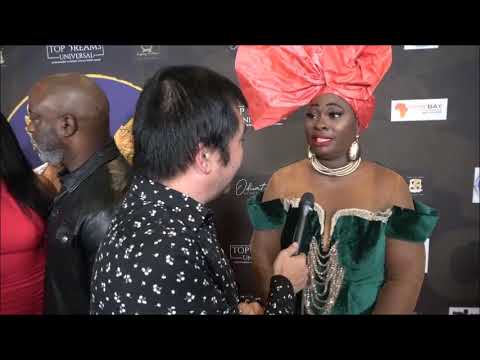 Amusat Abiola Carpet Interview at the Afro Awards 2022