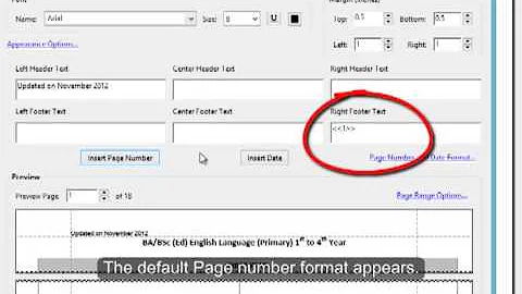 Adding Headers and Footers to PDF Documents