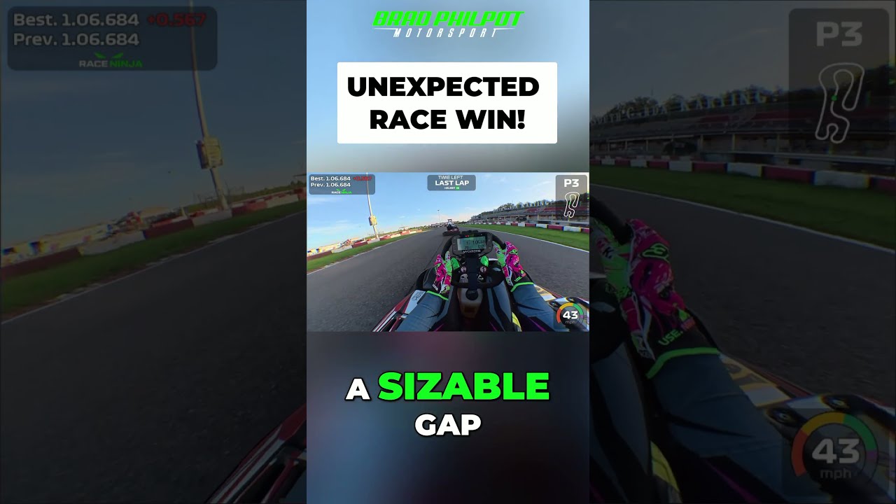 Thumbnail of Brad Philpot's video Unexpected Karting Win! #Karting #GoKart #RentalKarting