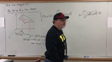 13.2 Line Integrals (video 2) - The Set-Up for a Line Integral