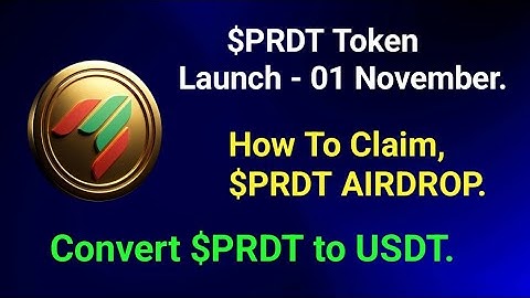 How to Claim PRDT Token Airdrop! PRDT Finance Mining Airdrop TGE!