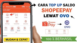✅ Berhasil ! Cara Top Up Shopeepay Lewat OVO Terbaru