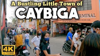 Bustling Little Town of CAYBIGA | 4K Walk tour at NPC road Caybiga Caloocan Philippines