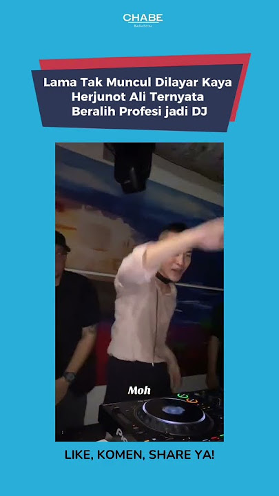 Lama Tak Muncul Dilayar Kaya Herjunot Ali Ternyata Beralih Profesi jadi DJ