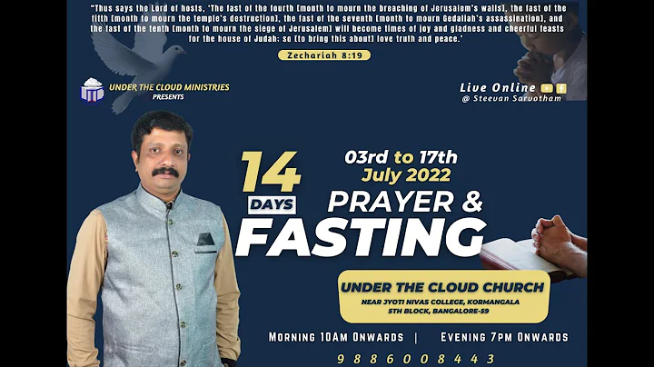 DAY-6 LIVE  || 14-DAYS PRAYER & FASTING | PS.STEEVAN