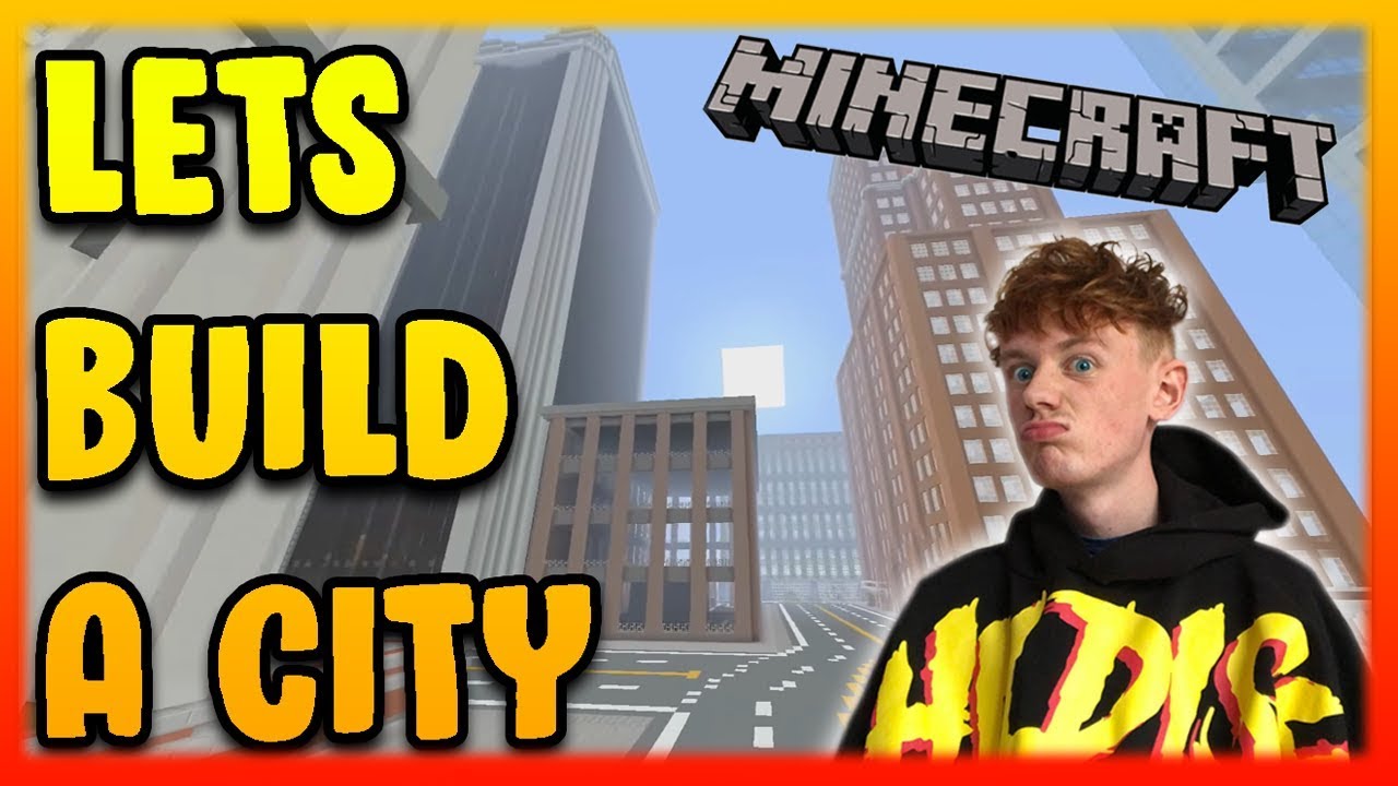 Minecraft - Lets Build a City LIVE - YouTube