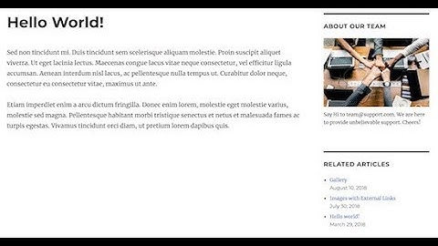 How to Add Image in WordPress Sidebar