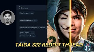 Gorgc reacts on Taiga's 322 Scandal exposed by Morf (with proofs)