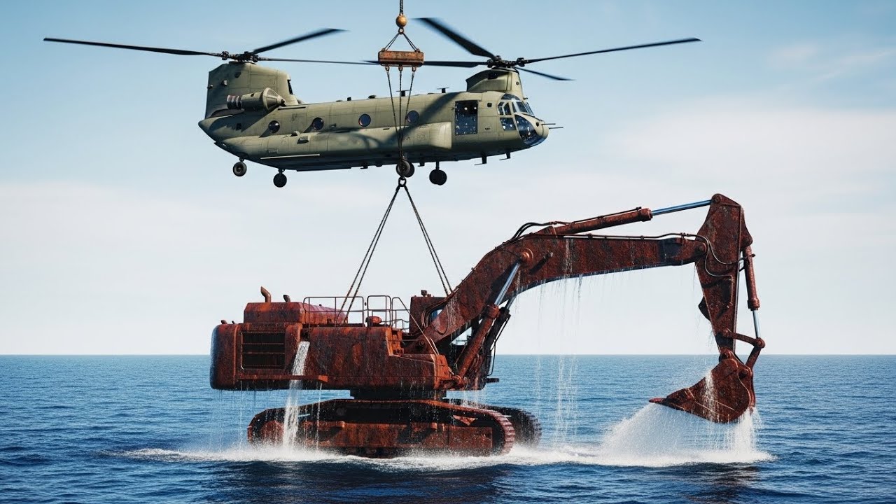 120-Year-Old Underwater Excavator Restoration: From Rust to Reborn