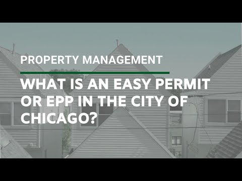 What Is An Easy Permit Or EPP In The City of Chicago?