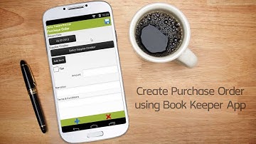 Create purchase order using Book Keeper App