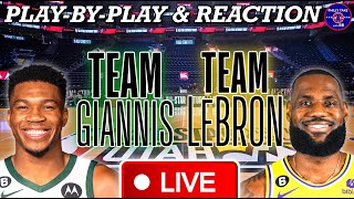 NBA 2023 All-Star Game Team LeBron vs. Team Giannis Live Play-By-Play \& Reaction