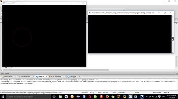 Mid Point Circle Drawing Algorithm Using C++