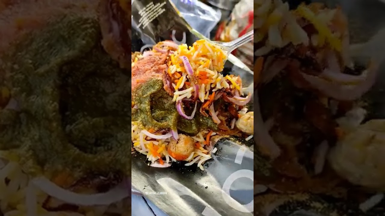 Kasganj ki Famous Gravy Chaap and Veg Biryani 