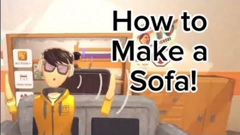 How to make a basic sofa in Rec Room!