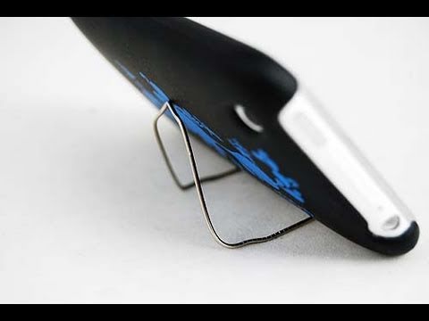 How to make a Paper Clip Stand for your iPad / iPhone / iPod touch for Free
