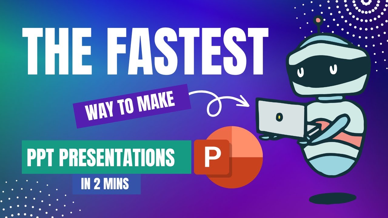 The FASTEST Way to Make PPT Presentations in 2024 🚀 [AI TOOL] - YouTube