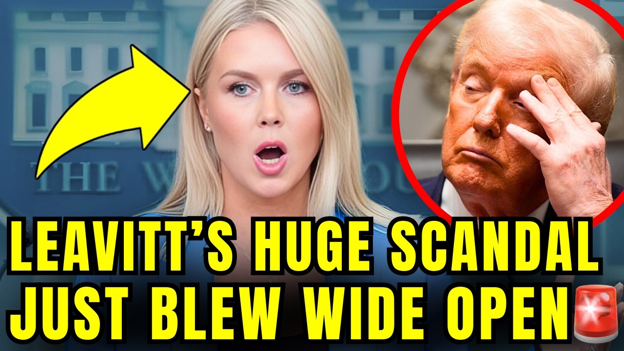 🚨Trump CRINGES As Karoline Leavitt Just Got CAUGHT IN SCANDAL