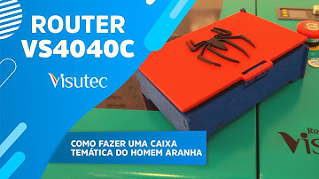 Visutec | Router VS4040C | Caixa Temática do Homem Aranha