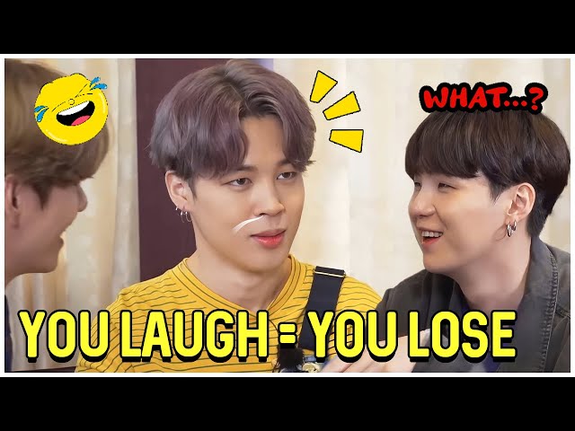BTS You Laugh = You Lose Challenge class=