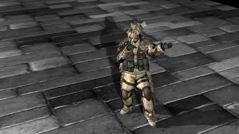 Animation of model of the sniper in 3ds max part2