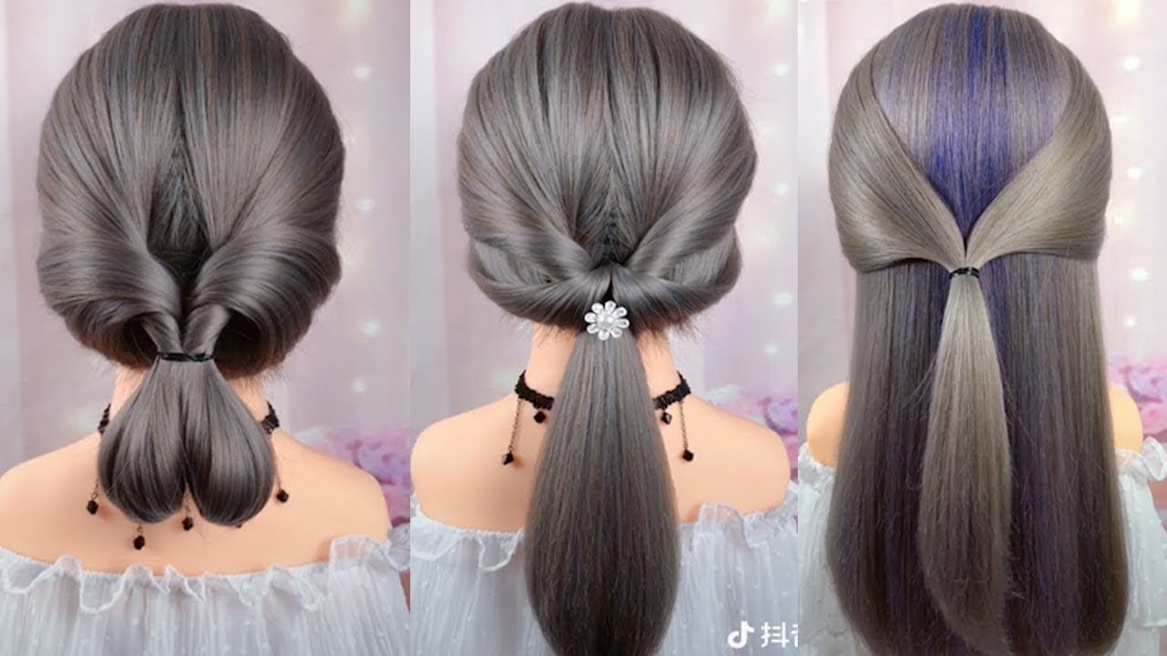 Kiểu tóc đơn giản đi học | 25 Cách Tết Tóc Đơn Giản Mà Đẹp Phần 26 – GCG | Hair style girl New | Simple hairstyle for open hair