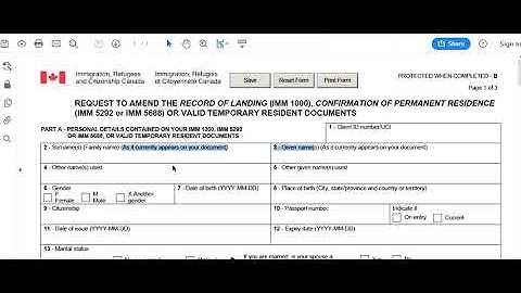 Imm1436e request to amend the record of landing(imm1000),copr(imm5292 or imm5688)temporary resident