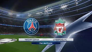 Pes 18 Paris Saint-Germain 1 - 2 Liverpool Uefa Champions League - Qf 1St Leg - 1718