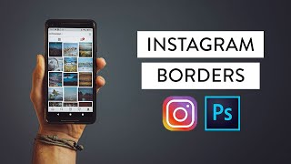 How to get BORDERS on your INSTAGRAM PHOTOS...