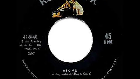 1964 HITS ARCHIVE: Ask Me - Elvis Presley (mono 45)