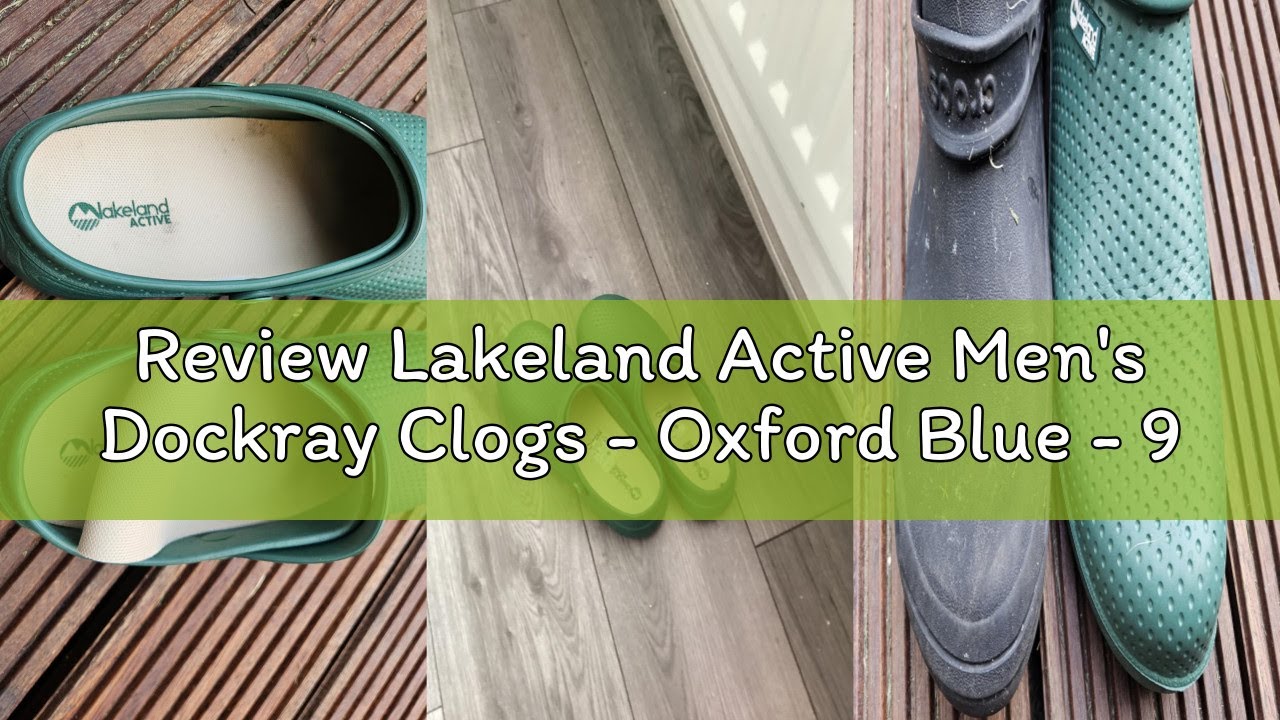 Review Lakeland Active Men's Dockray Clogs - Oxford Blue - 9 UK